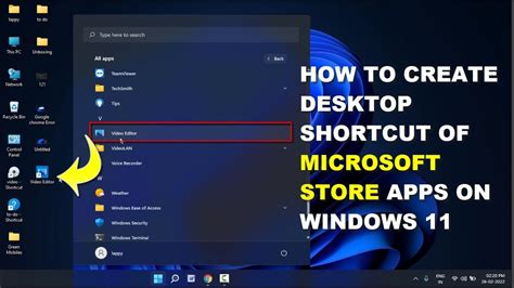 how to put store apps on desktop .